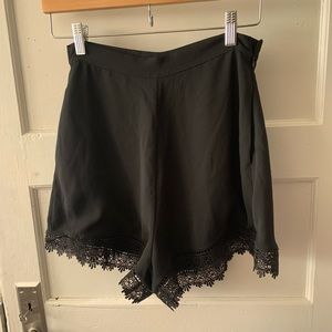 Nasty gal size s black shorts never worn